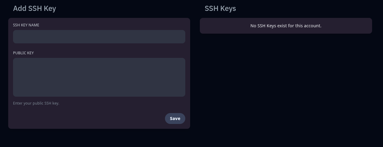 Aperçu des SSH Keys